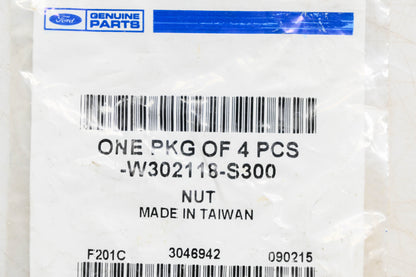 New OEM Ford W302118-S300 Rear End Link Nuts Qty 4 NOS