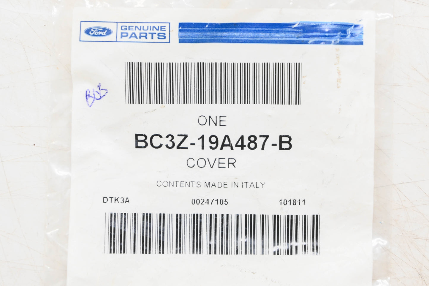 New OEM Ford BC3Z-19A487-B Power Outlet Cover NOS