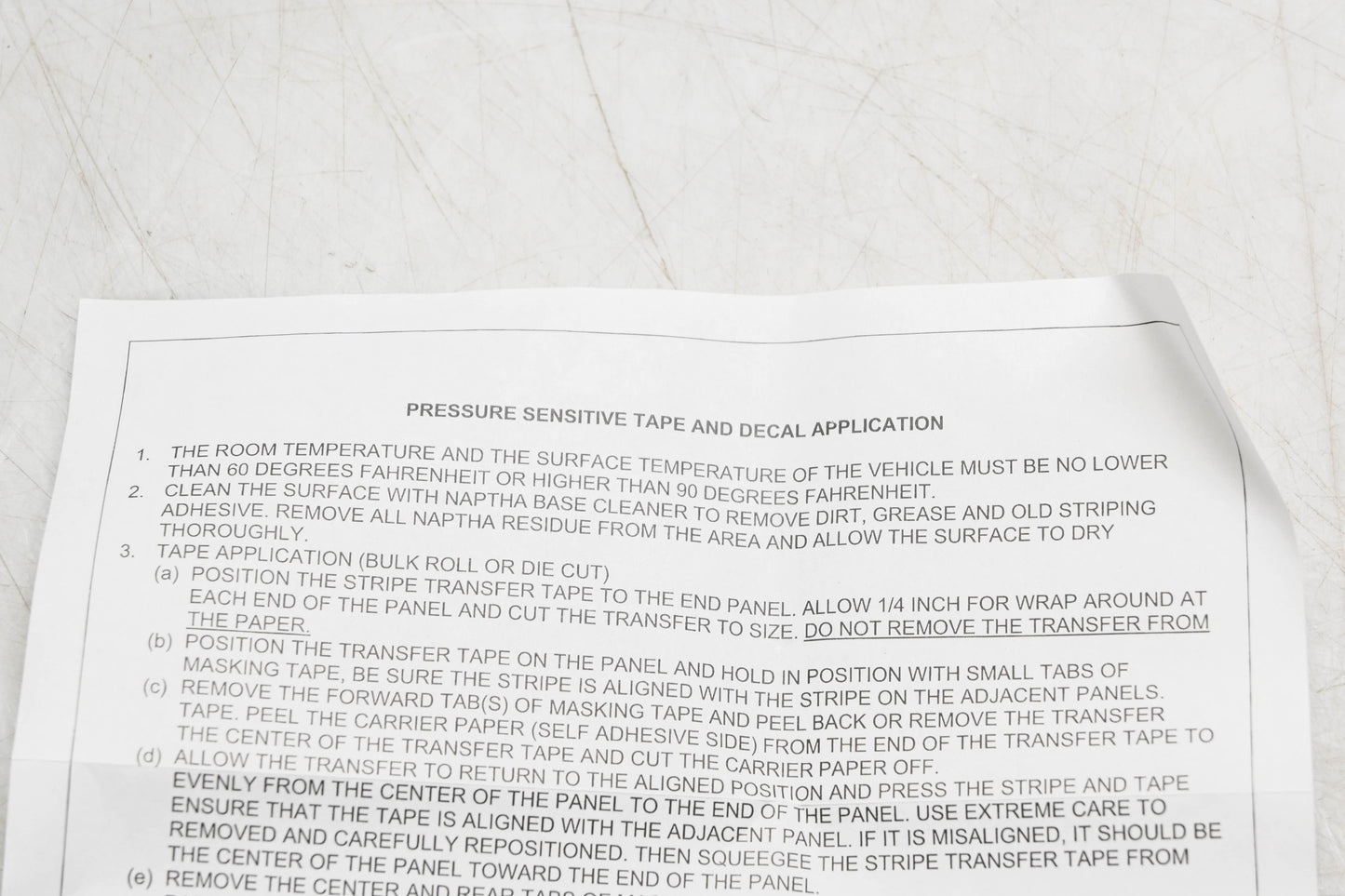 New OEM Ford DR3Z-6320000-EAA 13-14 Mustang Passenger Side Stripe Kit NOS