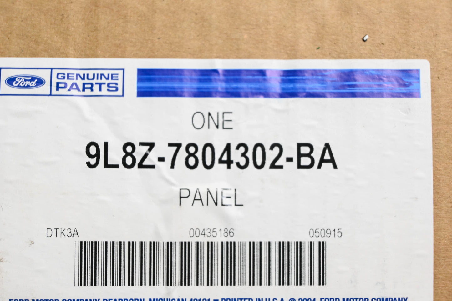New OEM Ford 9L8Z-7804302-BA Instrument Trim Panel Assembly NOS