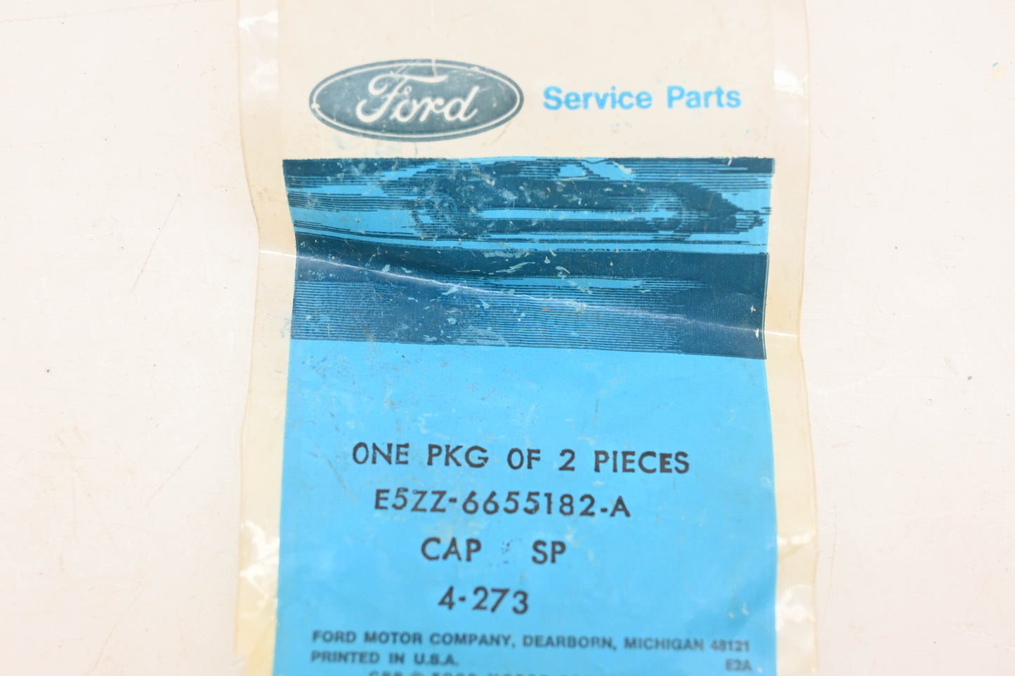 New OEM Ford E5ZZ-6655182-A Caps Qty 2 NOS