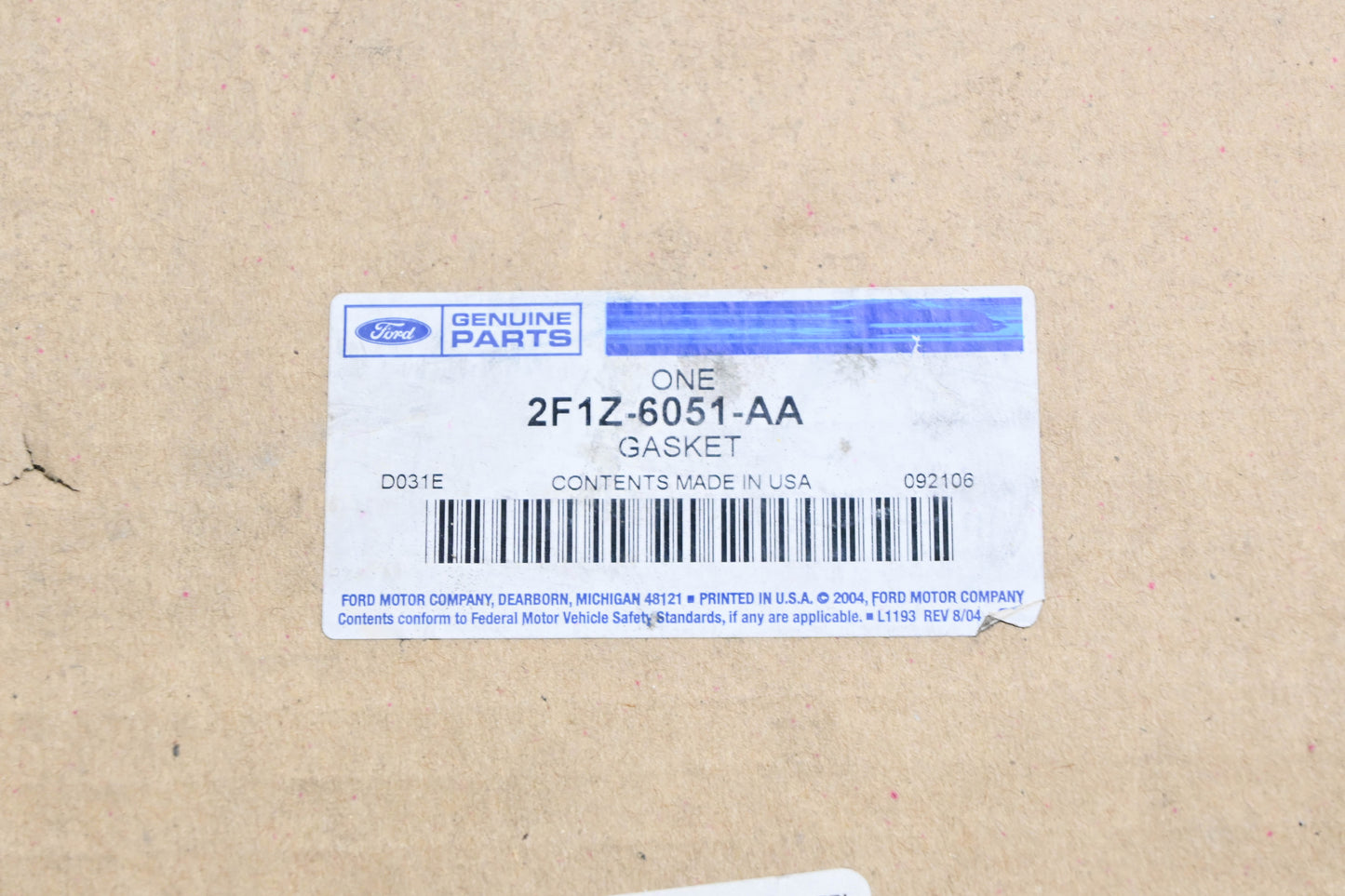 New OEM Ford 2F1Z-6051-AA Cylinder Head Gasket NOS