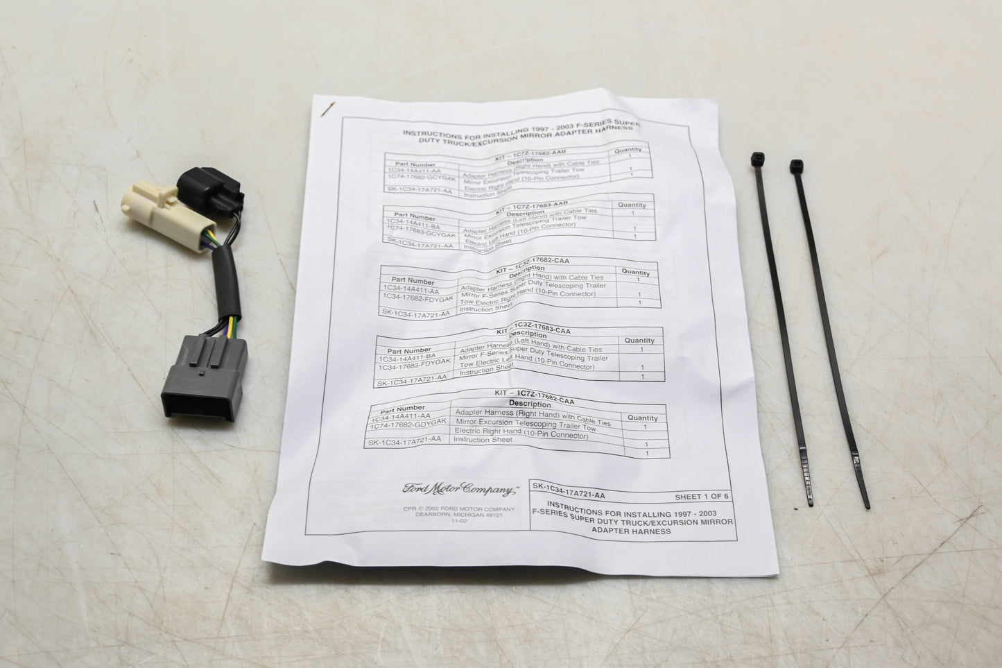 New OEM Ford 1C3Z-14A411-AA Wiring Harness NOS