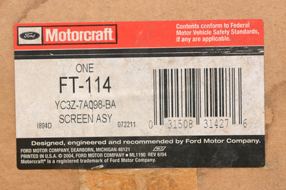 New OEM Motorcraft FT-114 Transmission Screen Filter Assembly NOS