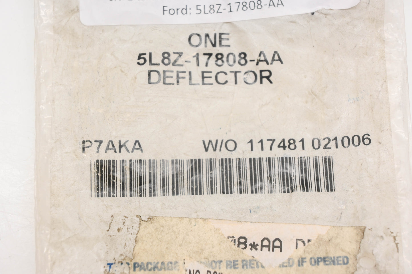 New OEM Ford 5L8Z-17808-AA Red Reflector Deflector NOS