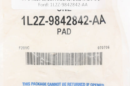 New OEM Ford 1L2Z-9842842-AA Rubber Pad NOS