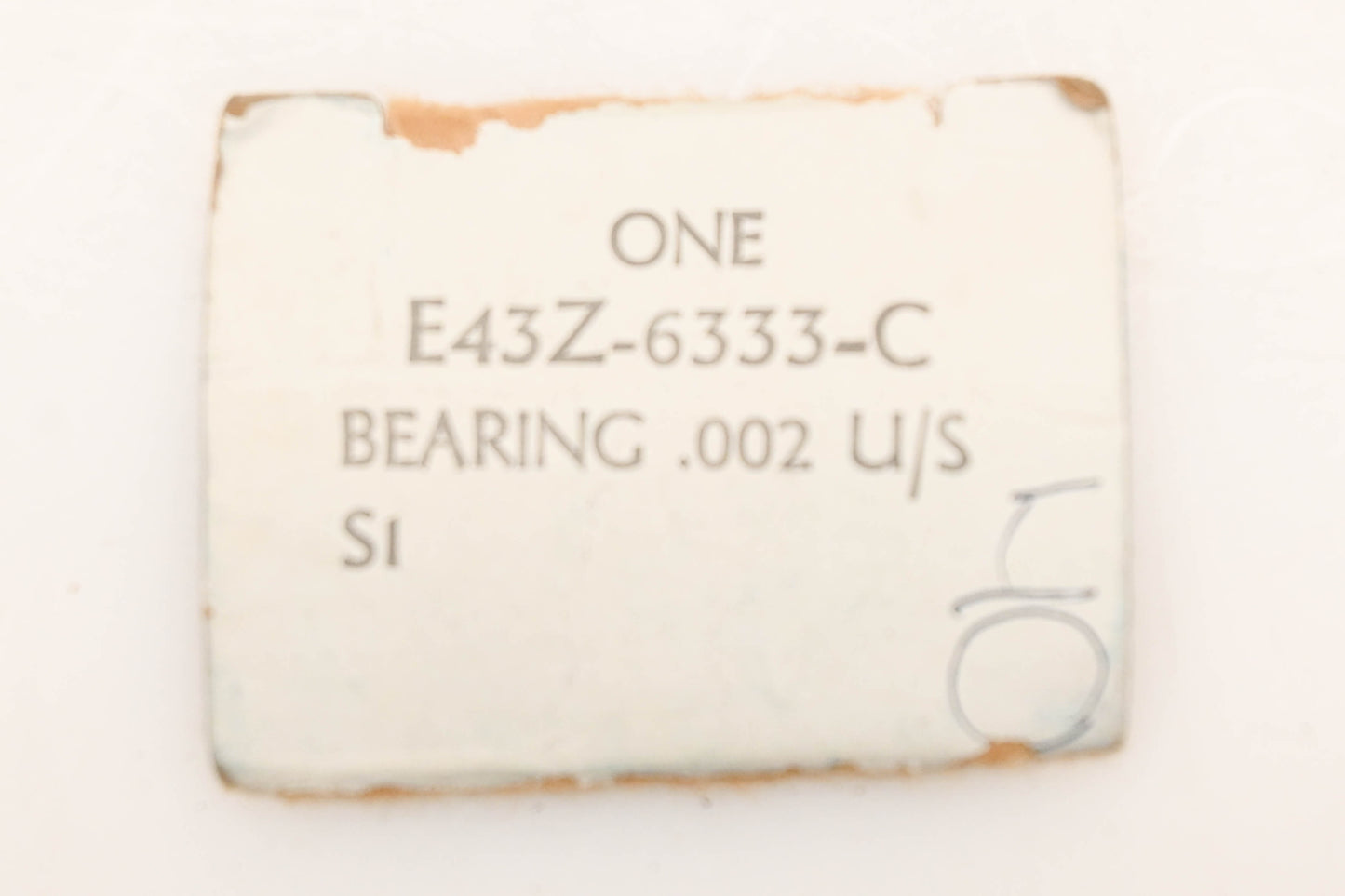 New OEM Ford E43Z-6333-C Green Crankshaft Bearing NOS