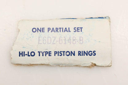 New OEM Ford E6DZ-6148-B Hi-Lo Piston Ring Kit NOS