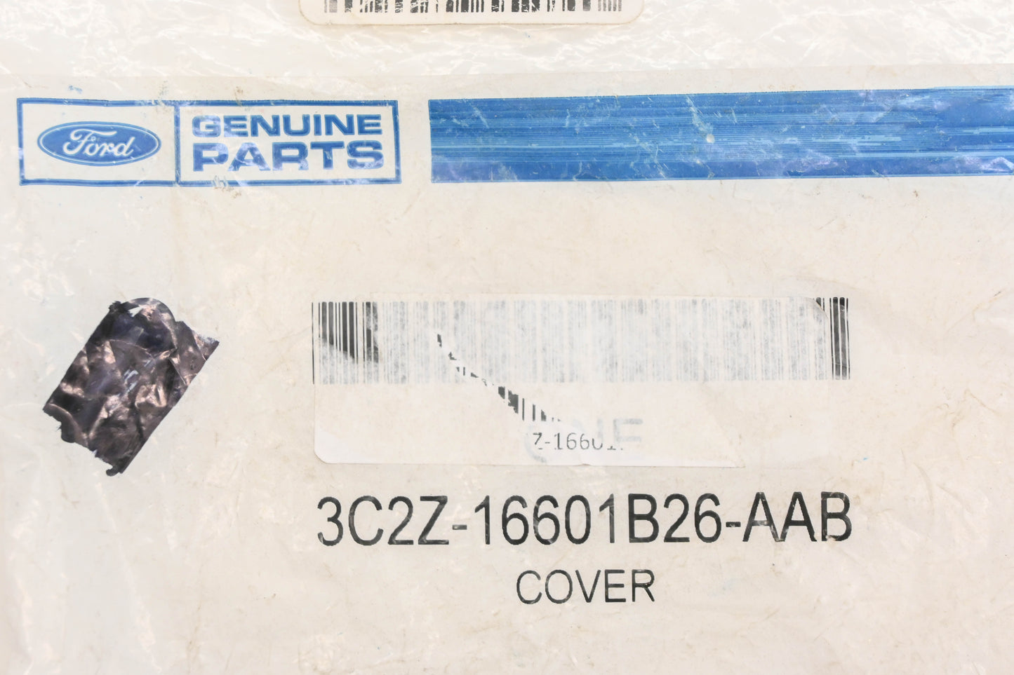 New OEM Ford 3C2Z-16601B26-AAB Grey Seat Belt Panel Cover NOS