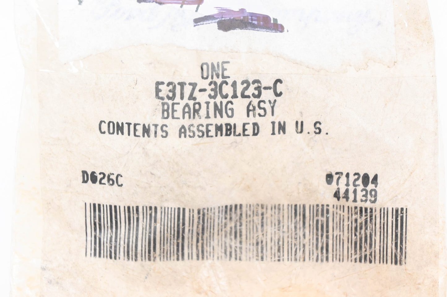 New OEM Ford E3TZ-3C123-C Axle Bearing NOS