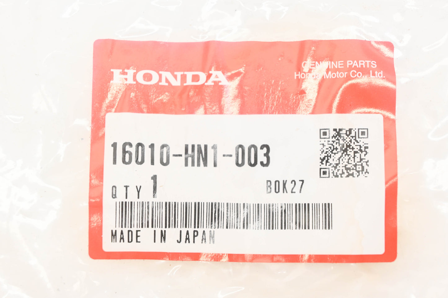 New OEM Honda 16010-HN1-003 Carburetor Gasket Kit NOS
