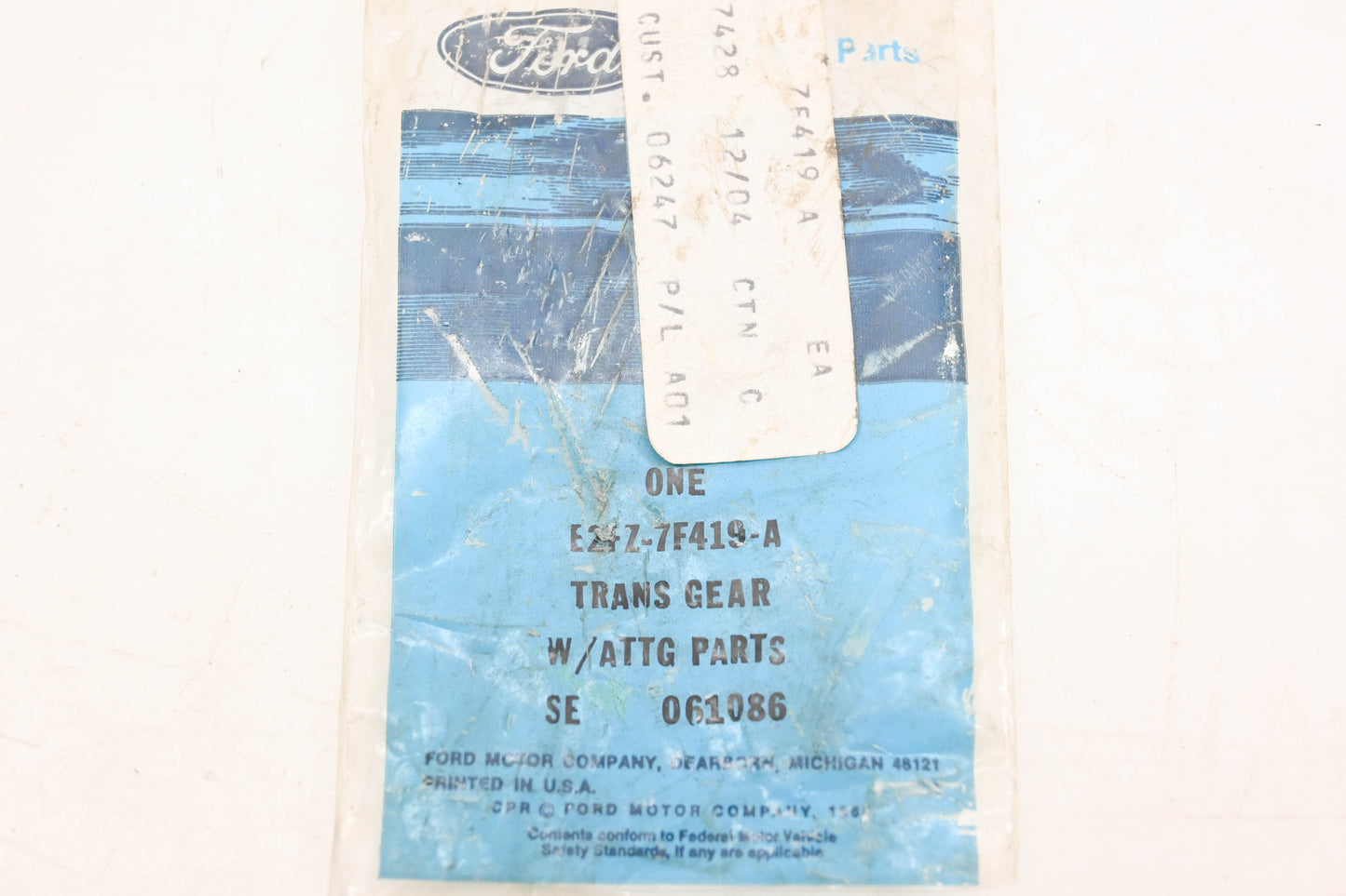 New OEM Ford E2FZ-7F419-A Transmission Speedometer Governor Gear Kit NOS