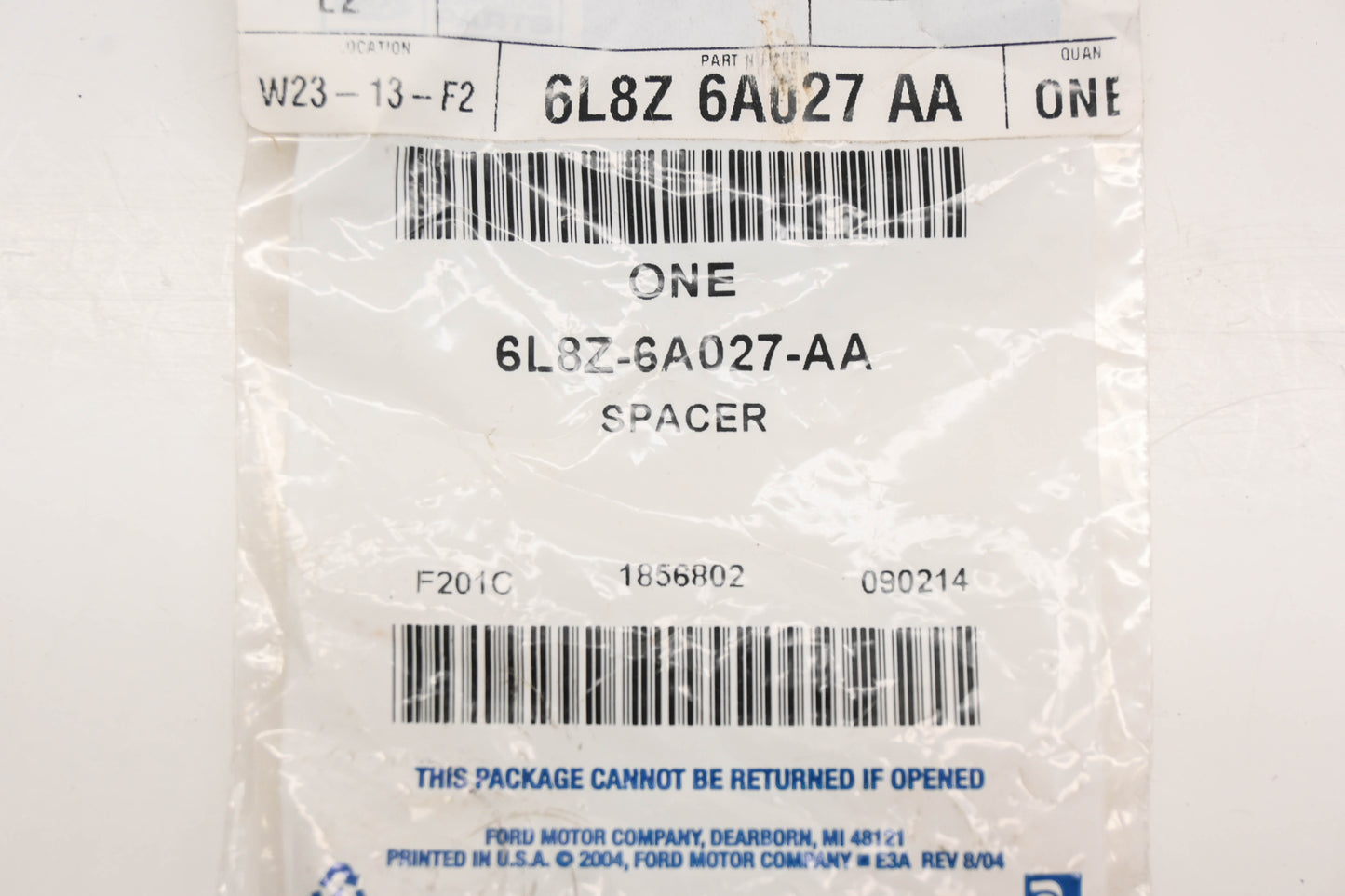 New OEM Ford 6L8Z-6A027-AA Engine Support Spacer NOS