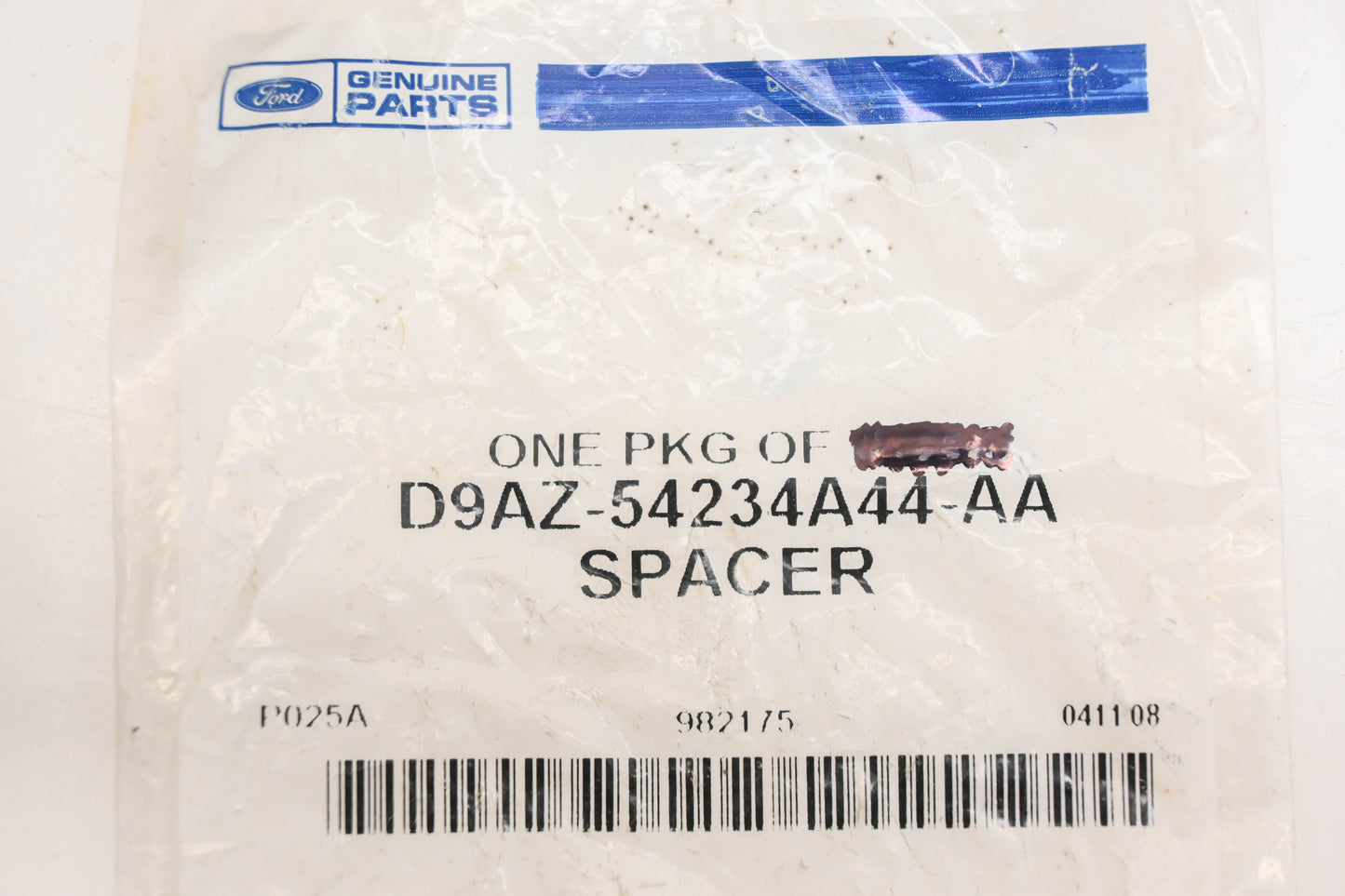 New OEM Ford D9AZ-54234A44-AA Door Window Glass Spacer NOS