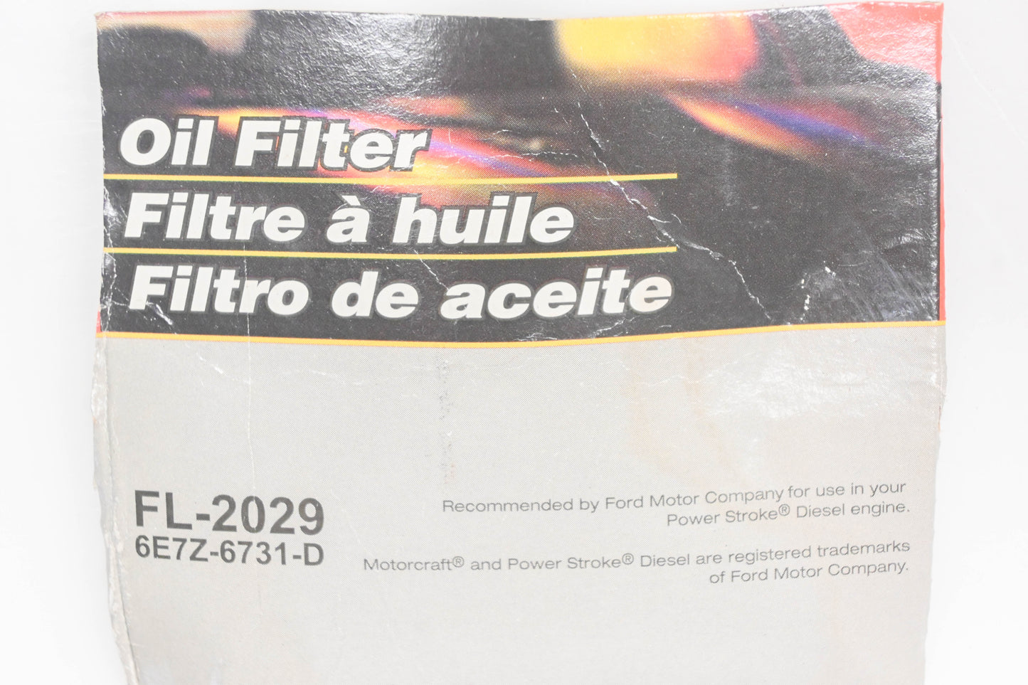 New OEM Motorcraft FL-2029, 6E7Z-6731-D Oil Filter Kit NOS