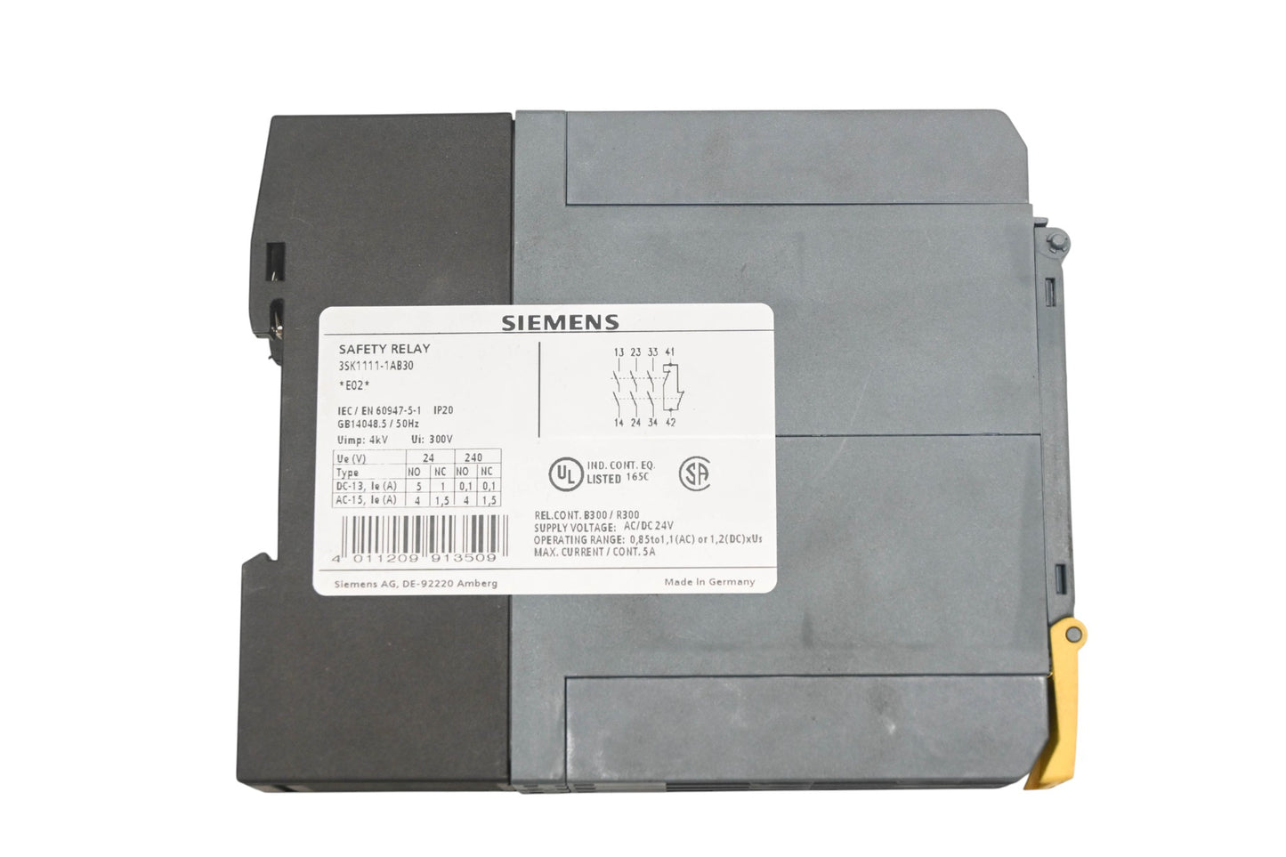 Siemens 3SK1111-1AB30 Safety Switch Relay NOS