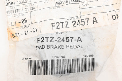 New OEM Ford F2TZ-2457-A Brake Pedal Pad NOS