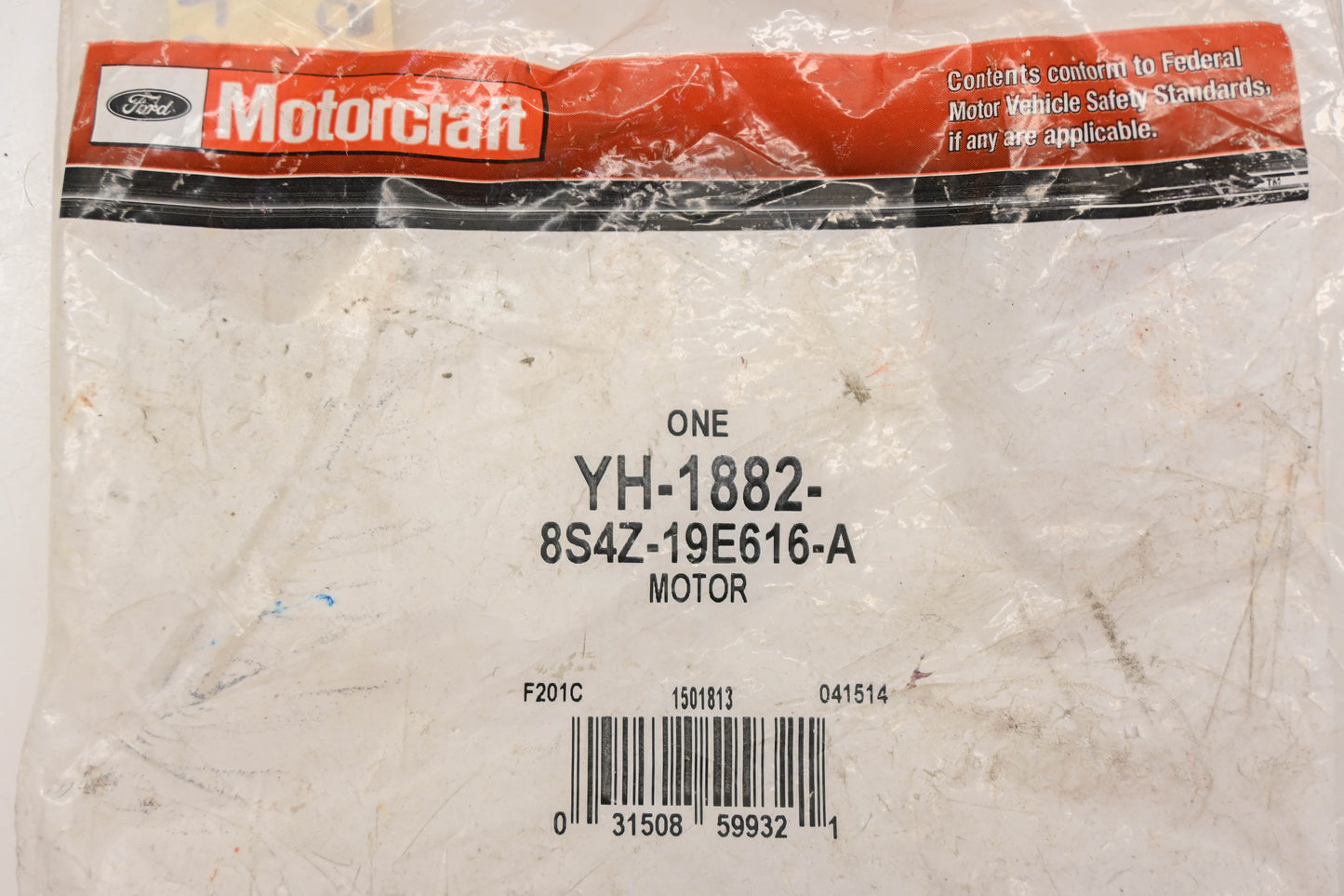 New OEM Ford YH-1882, 8S4Z-19E616-A, T1002224W Valeo HVAC Blend Door Actuator Motor NOS