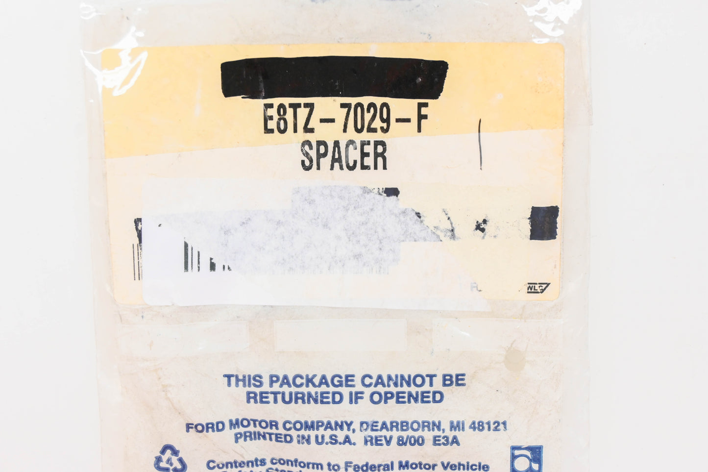 New OEM Ford E8TZ-7029-F Spacer NOS