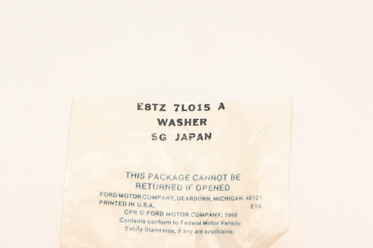 New OEM Ford E8TZ-7L015-A Washer NOS