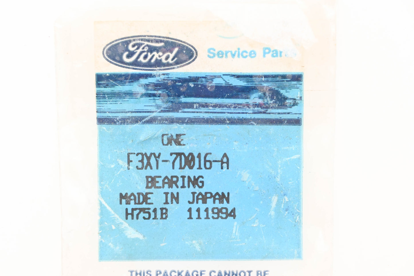 New OEM Ford F3XY-7D016-A Thrust Bearing NOS