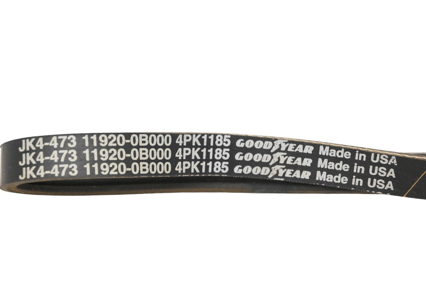 Goodyear JK4-473, 11920-0B000, 4PK1185 Serpentine Belt NOS