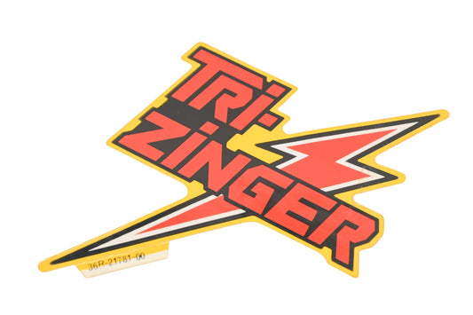 New OEM Yamaha 36R-21781-00-00 Tri-Zinger Emblem Decal NOS