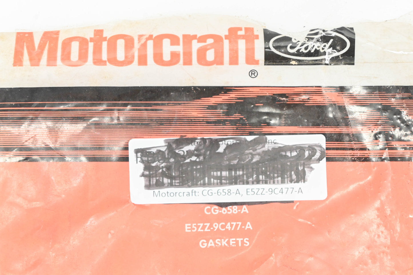 New OEM Motorcraft CG-658-A, E5ZZ-9C477-A Carburetor Mounting Gasket NOS