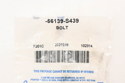New OEM Ford 56139-S439 Flange Bolt 3/8-16x7/8 NOS