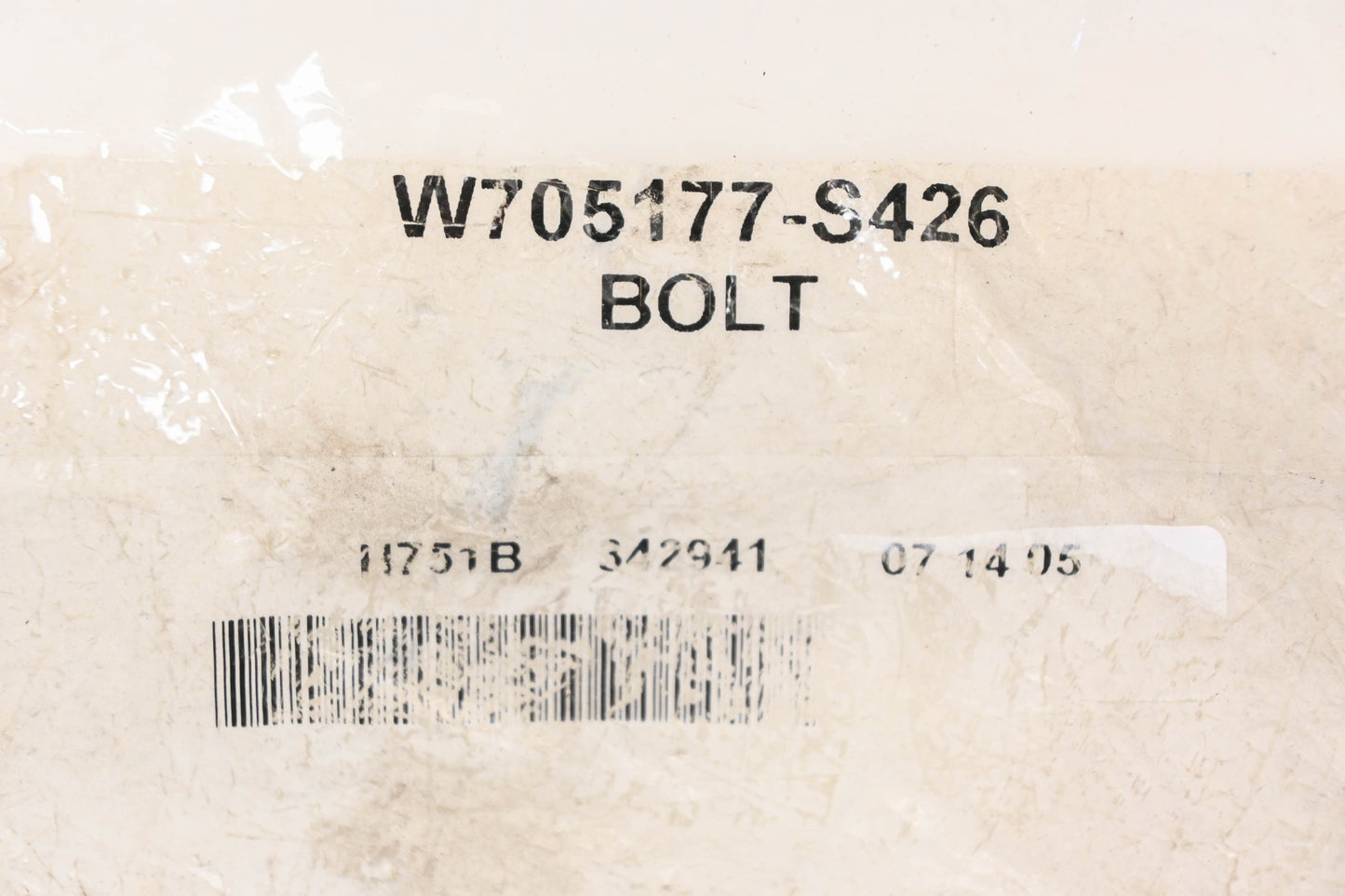 New OEM Ford W705177-S426 Steering Linkage Bolt With Nut NOS