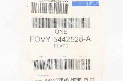 New OEM Ford FOVY-5442528-A, F0VY-5442528-A Lincoln Town Car Emblem Plate NOS