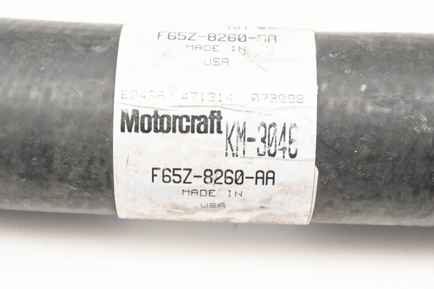 New OEM Motorcraft KM-3046, F65Z-8260-AA, KM3046 Radiator Coolant Hose NOS