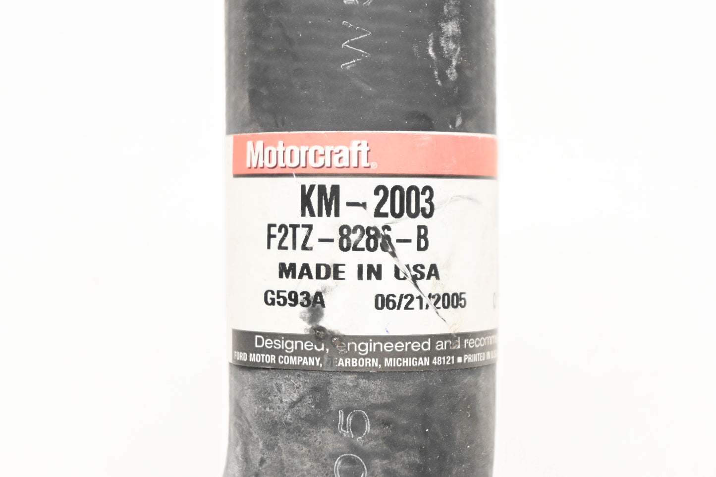New OEM Ford KM-2003, F2TZ-8286-B, KM2003 Radiator Coolant Hose NOS