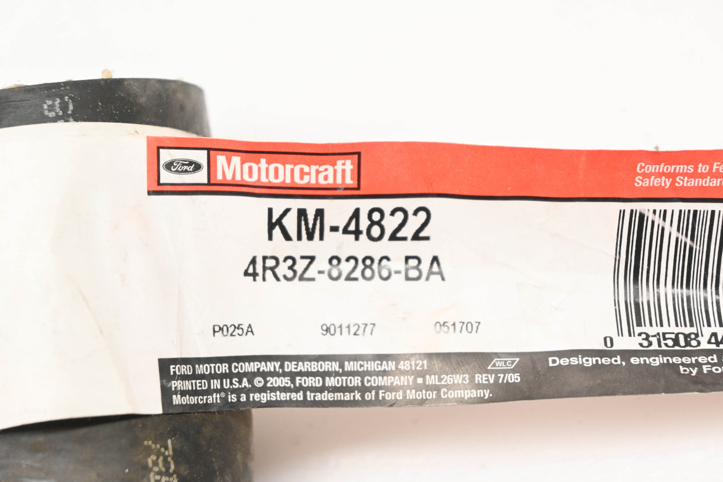 New OEM Motorcraft KM-4822, 4R3Z-8286-BA, KM4822 Radiator Coolant Hose NOS