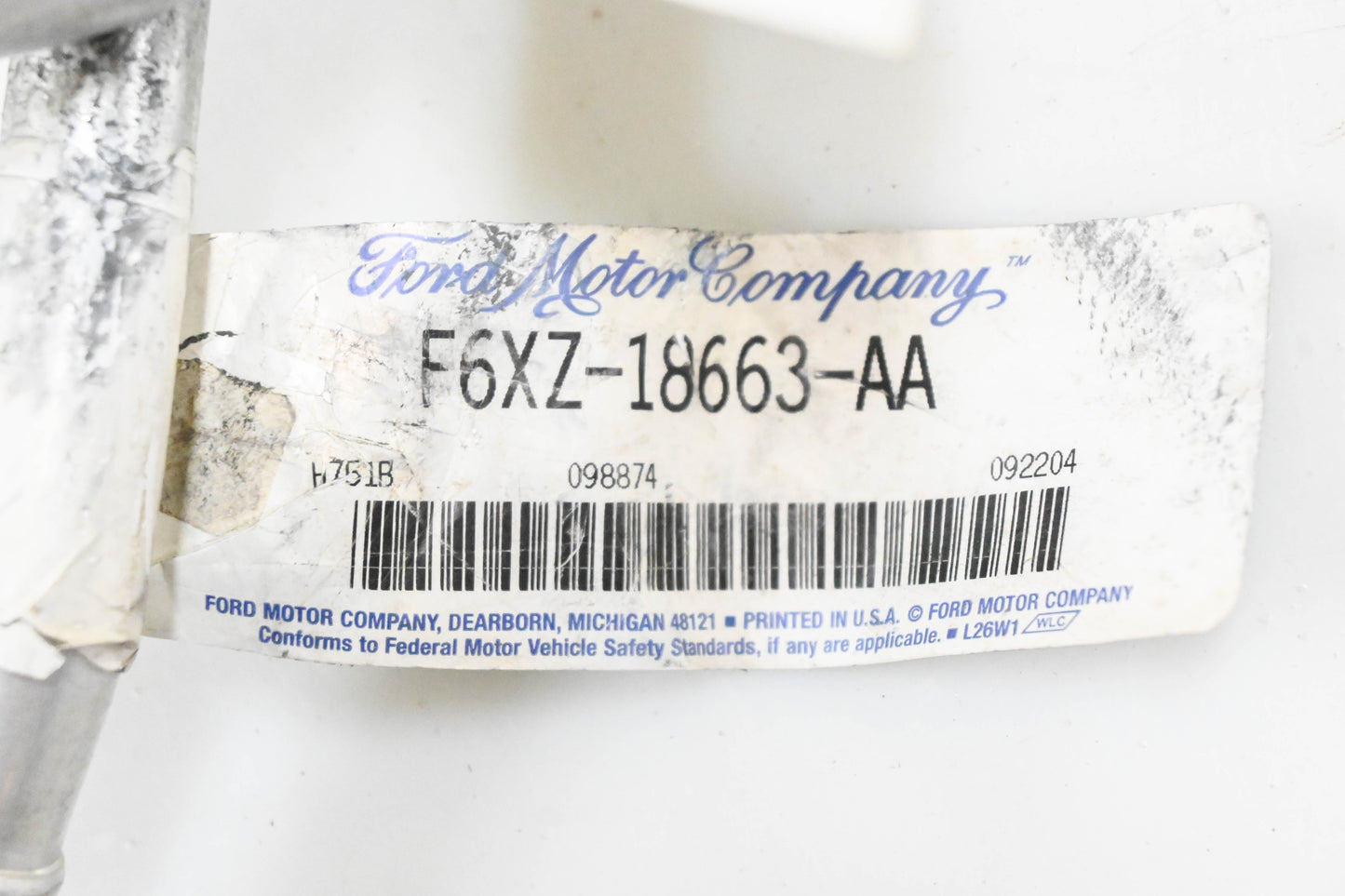 New OEM Ford F6XZ-18663-AA A/C Hose Assembly NOS