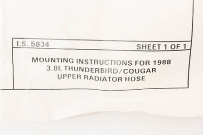 New OEM Ford HT008-21 Upper Radiator Hose Retainer Kit NOS