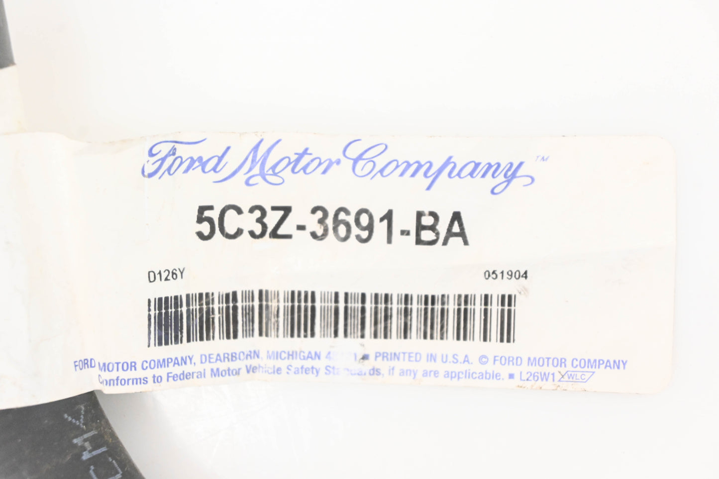 New OEM Ford 5C3Z-3691-BA Reservoir To Pump Hose NOS