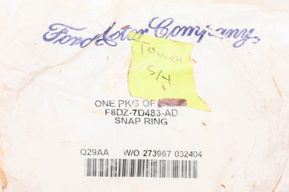 New OEM Ford F8DZ-7D483-AD Snap Ring NOS