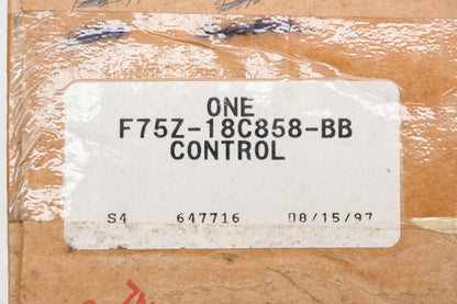 New OEM Ford F75Z-18C858-BB Rear Center Console Control Panel NOS
