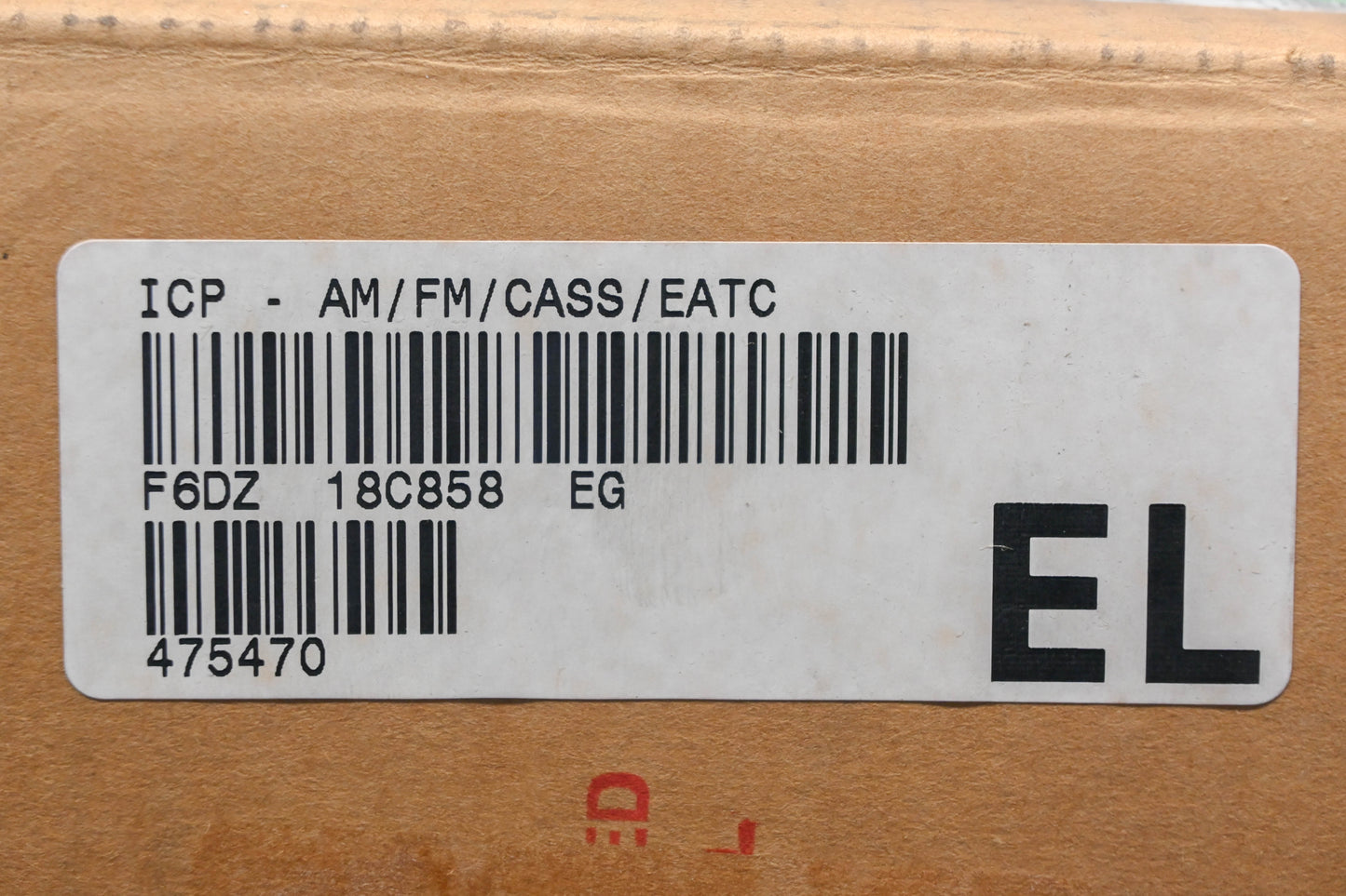 New OEM Ford F6DZ-18C858-EG AM/FM/Cassette Heater Control Panel NOS