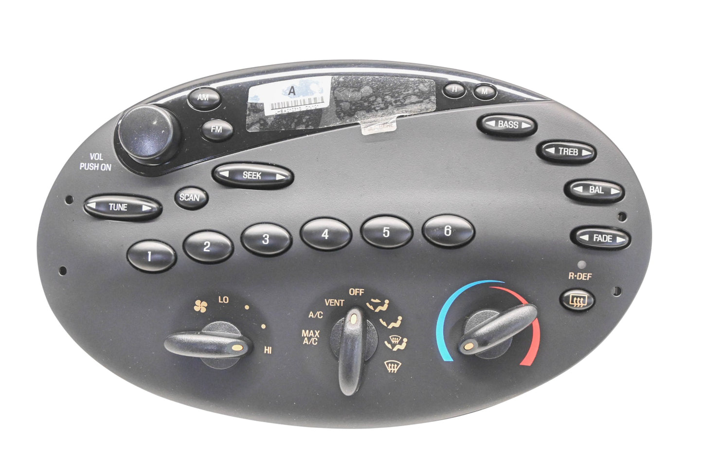 New OEM Ford F6DZ-18C858-CG AM/FM Heater Control Panel NOS