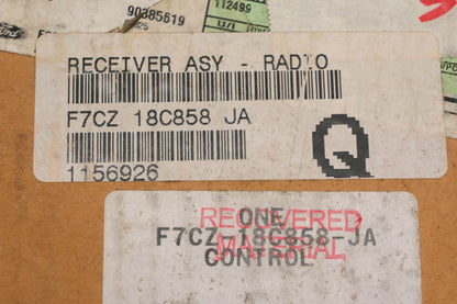 New OEM Ford F7CZ-18C858-JA AM/FM Heater Control Panel NOS