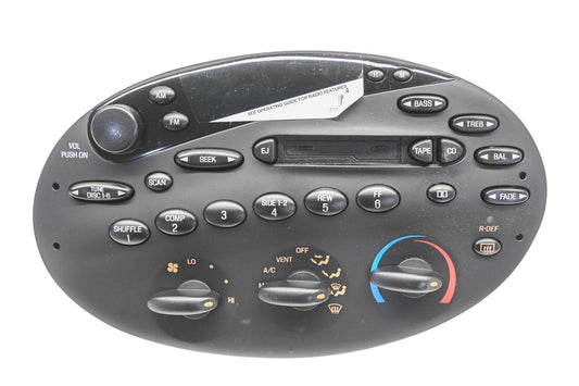 New OEM Ford F7DZ-18C858-AA AM/FM/Cassette Heater Control Panel NOS