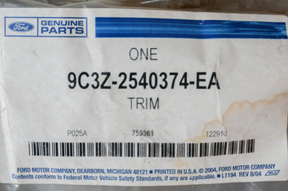 New OEM Ford 9C3Z-2540374-EA Rear Seat Trim Panel NOS