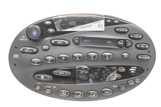 New OEM Ford F6DF-18C858-FH AM/FM/Cassette Heater Control Panel NOS