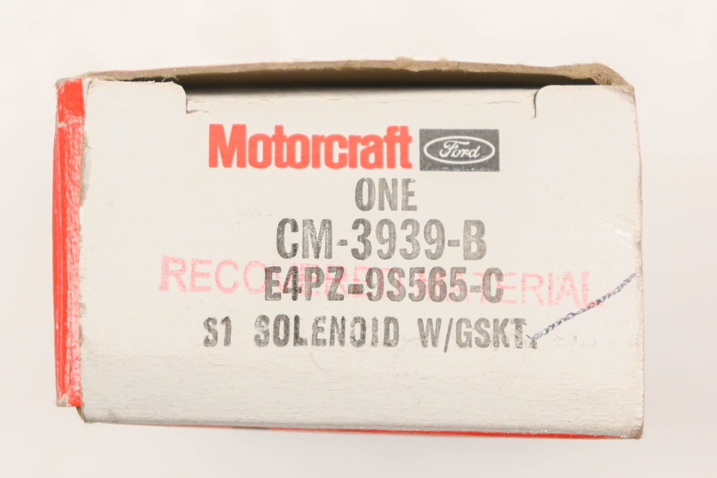New OEM Motorcraft CM-3939-B, E4PZ-9S565-C, CM3939B Mixture Control Solenoid Kit NOS