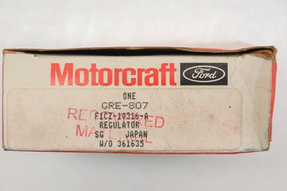 New OEM Motorcraft GRE-807, F1CZ-10316-A, GRE807 Alternator Regulator Kit NOS