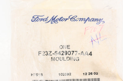 New OEM Ford F23Z-5429077-AA4 Side Molding NOS