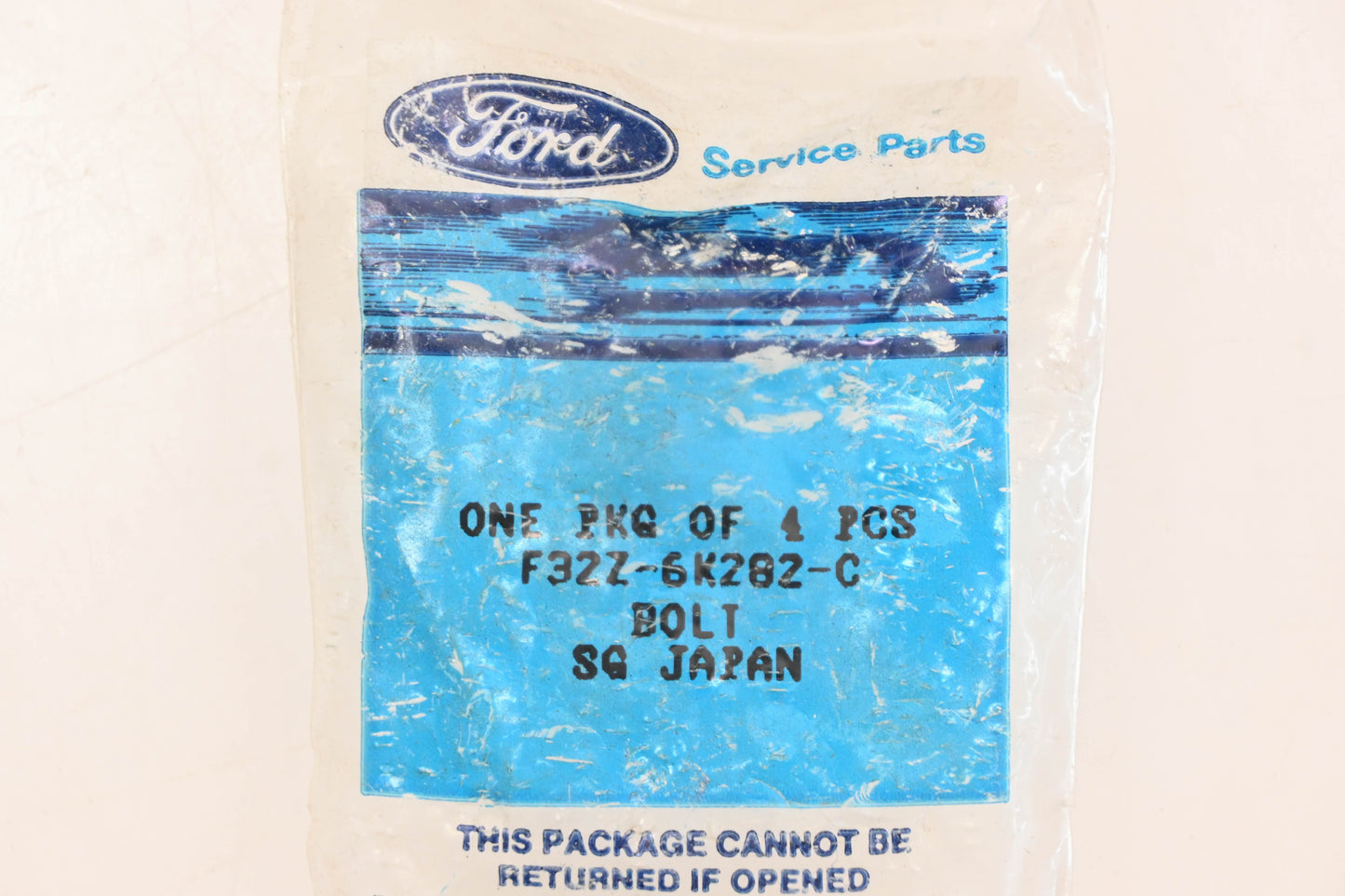 New OEM Ford F32Z-6K282-C Engine Bolts Qty 4 NOS