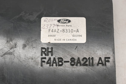 New OEM Ford F4AZ-8310-A, F4AB-8A211-AF Righthand Air Deflector NOS